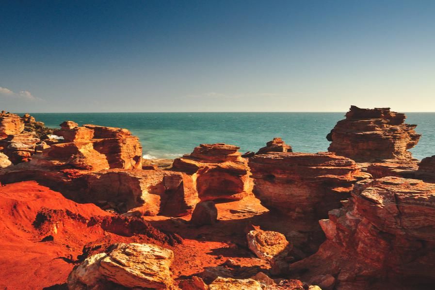 gantheaume point in broome, western australia
